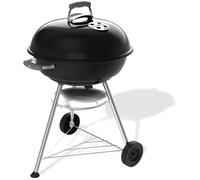 WEBER Compact 57 cm Portable Kettle Charcoal BBQ - Black