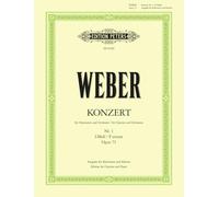 Weber: Concerto No. 1 in F minor Op.73 (Clarinet and Piano) (EP8789): Edition for Clarinet and Piano (Edition Peters)