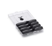 Weber Corn Pick Set, Black - 8 Stainless Steel Corn Picks with Comfortable Nylon