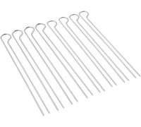 Weber Double Skewers Set (30 cm Long), 8 Pieces, Ideal for securing Shrimps, Ve