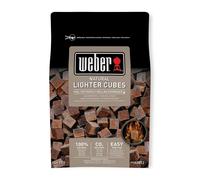 Weber Firelighters 48 Pieces ecological environmentally friendly odorless and smokeless firelighters for lighting charcoal and briquettes constant fl