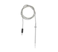Weber Food Thermometer with Cable, Three Temperature Sensors for Accurate Readings, Extra Thin Stainless Steel Probe, Heat Resistant up to 300°C (3400321)