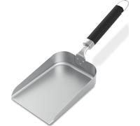 Weber Griddle Scoop/Stainless Steel Accessory with Raised Edges, Wide Surface...