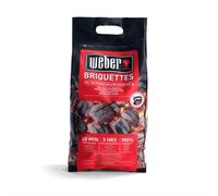 Weber Grill Briquettes (4kg bag) for long and consistent heat ideal for longer