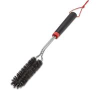 Weber Grill Brush - Narrow, 45Cm Long, with Non-Slip Comfort Grip, Durable & Rus