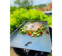 Weber Grill Plancha Stainless Steel Universal Grill Plate 48 x 34 cm