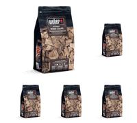 Weber Hickory Wood Chips - Hardwood Cooking Pellets, 0.7 kg, BBQ