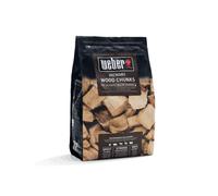 Weber Hickory Wood Chunks/BBQ Accessory, Natural Smoking Wood for Barbecue, Spicy Flavour with Strong Smoke Intensity, 1.5 kg