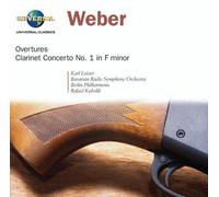 Weber^Leister^Brs^Bpo^Kubelik - Overtures / Clarinet Cto 1 in F Minor