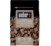 Weber Lighter Cubes Natural Fire Lighters 48 Pieces Fast Ignition Charcoal