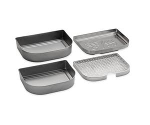 Weber Lumin Compact Versatility Expansion Kit / 4-Piece Bbq Accessories Set, Converts Grill To Smoker & Steamer, Includes