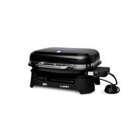 Weber Lumin Electric Grill/Searing, Smoking, Steaming, Cooking and Keep Warm Functions, Up to 315°C, Porcelain-Enamelled Cast Iron Grates, 33 x 49 cm Cooking Area, Black (92010974)