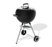 Weber Original Kettle Charcoal Barbecue 47 cm with Stand & Wheels/Classic BBQ, Rust-Resistant Porcelain-Enamelled Finish, Lid Thermometer, One-Touch