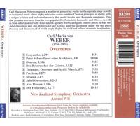 Nzso:Wit – Weber: Overtures – CD – NAXOS