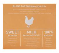 Weber Poultry Wood Chips Blend/BBQ Accessory, Natural Smoking Chips for Barbecue, Sweet Flavour with Mild Smoke Intensity, 0.7 kg
