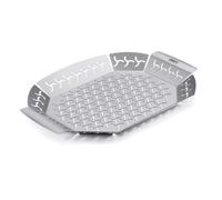 Weber Premium Grill Basket - Large (36 x 26cm), Heat Resistant & Dishwasher Safe BBQ Grill Pan made of Stainless Steel, suitable for all types of gri