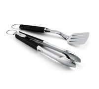 Weber Premium Grill Tool Set - Compact, 2-piece Made of Stainless Steel, consist