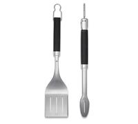 Weber Premium Grill Tool Set Large, 2piece made of stainless steel, consisti...