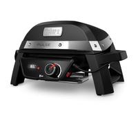 Weber Pulse 1000 Electric Barbecue | Urban Electric BBQ, 1800W, Porcelain-Enamelled Cast Iron Grates, Smart Digital Temp Control, 41x31cm Cooking Surface