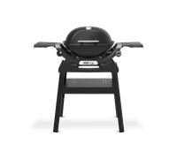Weber Q 1200N Gas Grill with Side Tables and Compact Stand, New