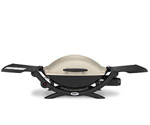 Weber Q2000 Titanium Gas Barbecue with Side Table