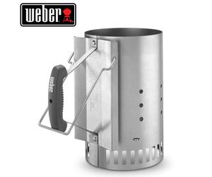 Weber Rapidfire Chimney Starter - Charcoal Grill Compact Starter