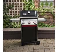 Weber Spirit E-325 3 Burner Gas BBQ Grill Black Sear Zone Patio Outdoor Cooker