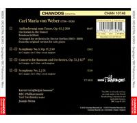Geoghegan:Bbc Phil:Mena - Weber: Symphonies Nos. 1/ 2