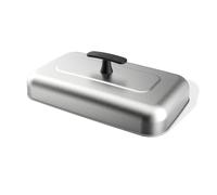 Weber XL Basting Dome/For Griddles and Grill Plates, Stainless Steel with Rei...
