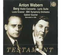 Webern Conducts Berg - Violin Concerto (Krasner) By Alban Berg (2003-02-09)
