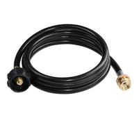 WEBERQ Flexible Metal Propane Hose for Gas Barbecues, Buddy Heaters, Tank Adapter, Making it Perfect for Camping, Tailgating or Outdoor Kitchen Events and Camping Stoves