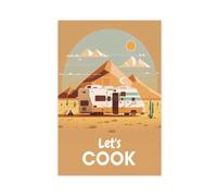 WeBert Breaking Bads Poster TV Series Let's Cook Canvas Poster Wall Art Decor Print Picture Paintings for Living Room Bedroom Decoration Unframe-style 12x18inch(30x45cm)