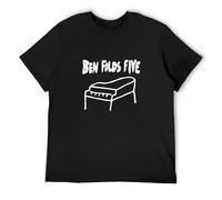 WeBerT Erin Men's Ben Folds Five Piano Logo T Shirt Black M