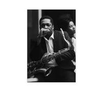 WeBert John Coltrane Music 2 Canvas Poster Bedroom Decor Landscape Office Room Decor Gift 12x18inch(30x45cm)