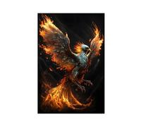 WeBert Phoenix from The Ashes Canvas Poster Wall Art Decor Print Picture Paintings for Living Room Bedroom Decoration 12x18inch(30x45cm)