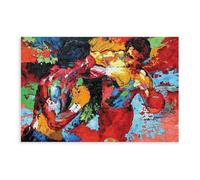 WeBert Rocky Balboa Vs Apollo Creed Movie Canvas Poster Bedroom Decor Landscape Office Room Decor Gift 16x24inch(40x60cm)