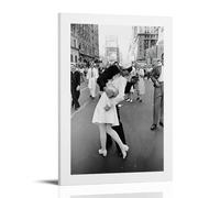 WEbol Happy Sailor Kissing Nurse Poster Room Living Room Decor Modern Aesthetic Wall Art Gift For Friend Bed Frame-style 08x12inch(20x30cm)