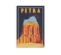 WEbol Petra Jordan Vintage Travel Room Living Room Decor Modern Aesthetic Wall Art Gift For Friend Bed Unframe-style 12x18inch(30x45cm)