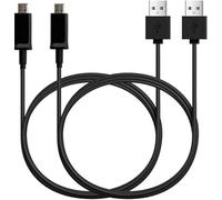 WEBSELLER31 USB Battery Charger Cable Lead wire 2pack 1m/3ft for AV:LINK NEO METALLIC BLUETOOTH HEADPHONES