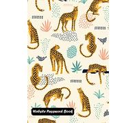 Website Password Book: Leopards cover