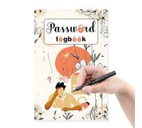 Website passwordJournal - 14x21cm Address Recording Notebook, Handy Portable Internet passwordBook with Secure Layout | Modernized Access passwordBook Seniors Home Office Personal Use