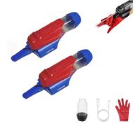 Websoaker Spider Electric Water Gun, Spider Web Shooter Automatic Water Blaster, Electric Wrist-Mounted Spider Squirt, Squirt Gun for Outdoor Summer Fun Beach Swimming Pool Party(Red+Red)