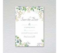 Webspectations Pack of Save the Day Cards: Eucalyptus Save the Day Invites (Pack of 20 without Envelopes)