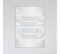 Webspectations Pack of Wedding Poem Money Request Cards: Snow Scene Winter Wedding Money Poem (Pack of 50 without Envelopes)