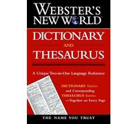 Webster′s New World DictionaryTM and Thesaurus