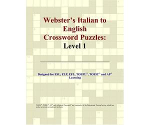 Webster's Italian to English Crossword Puzzles: Level 1