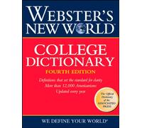 Webster's New World College Dictionary, 4th Edition (Thumb-Indexed)