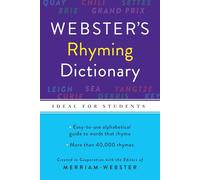 Webster's Rhyming Dictionary