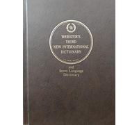 Webster's Third New International Dictionary: Of the English Language/Imperial Buckram/No 6