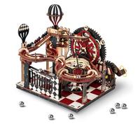 WEBYEARO 3D Wooden Puzzles for Adults, Fantasy Land Marble Run Mechanical Model Kits for Adults to Build, 3D Puzzle Gear Ball Challegne Building Toy, DIY Craft Kits Puzzle Gifts for Adults Home Decor